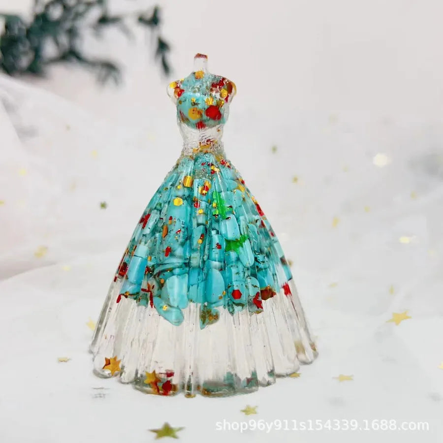 Elegant Romantic Simple Style Geometric Resin Crystal Ornaments Artificial Decorations
