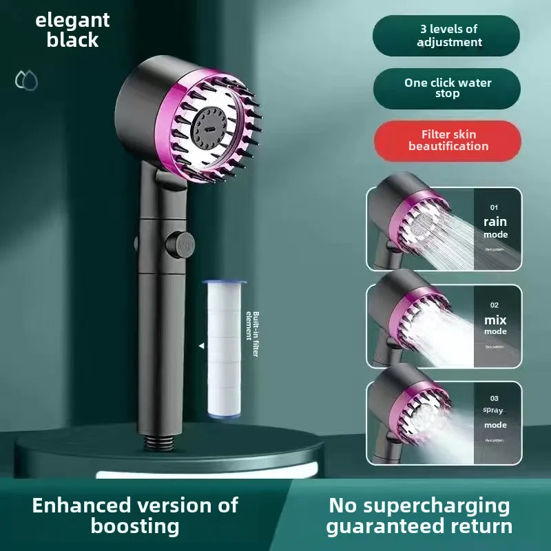 Wearing spray pressurized shower nozzle shower head suit wholesale household handheld shower head bathroom bracket wholesale