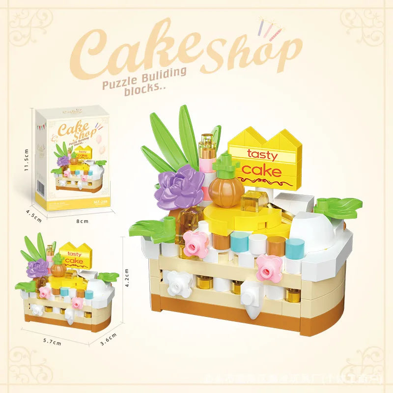 Children Unisex Cake Plastic Building Toys