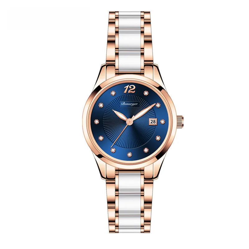 Waterproof women's watch women's niche high-grade high-looking  style high-end genuine goods ceramic women's watch for girlfriend