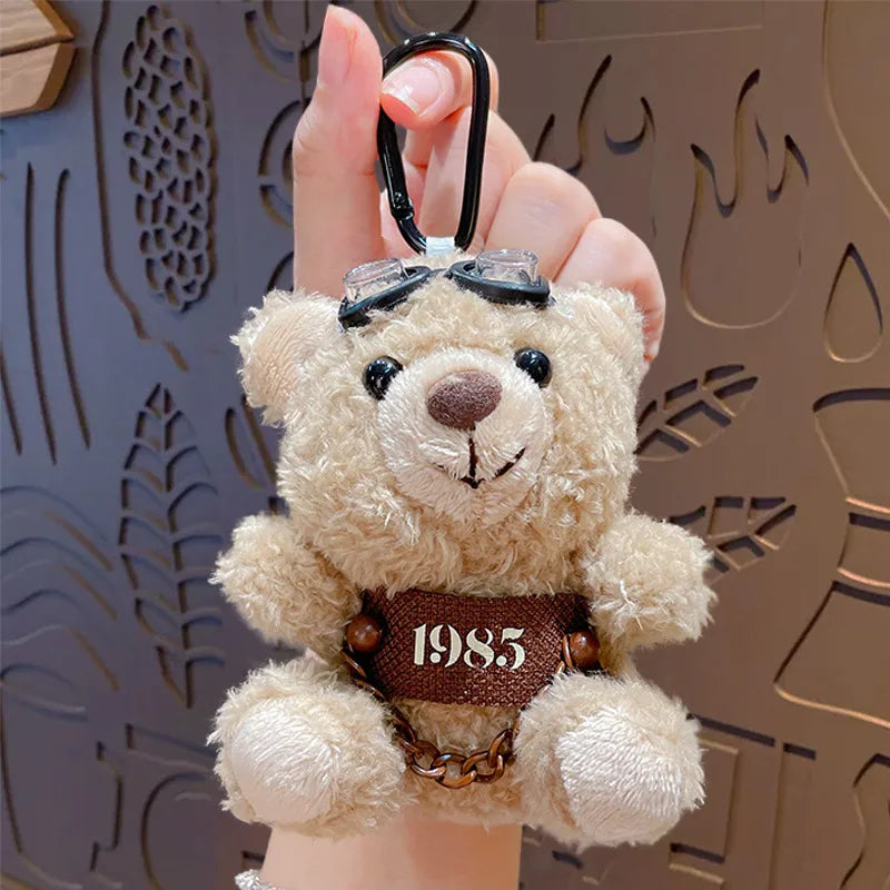 1 Piece Cute Bear Plush Unisex Bag Pendant Keychain