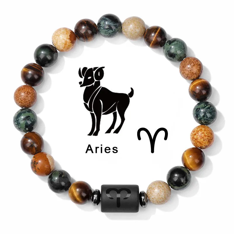 Simple Style Constellation natural stone Agate Bracelets In Bulk