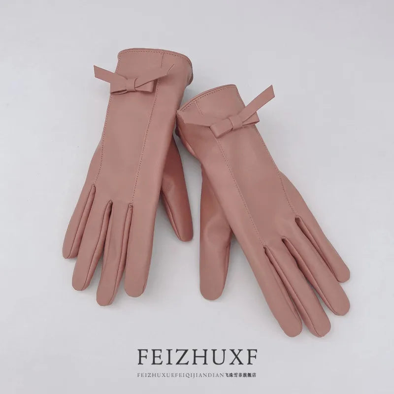 Women's Simple Style Solid Color Gloves