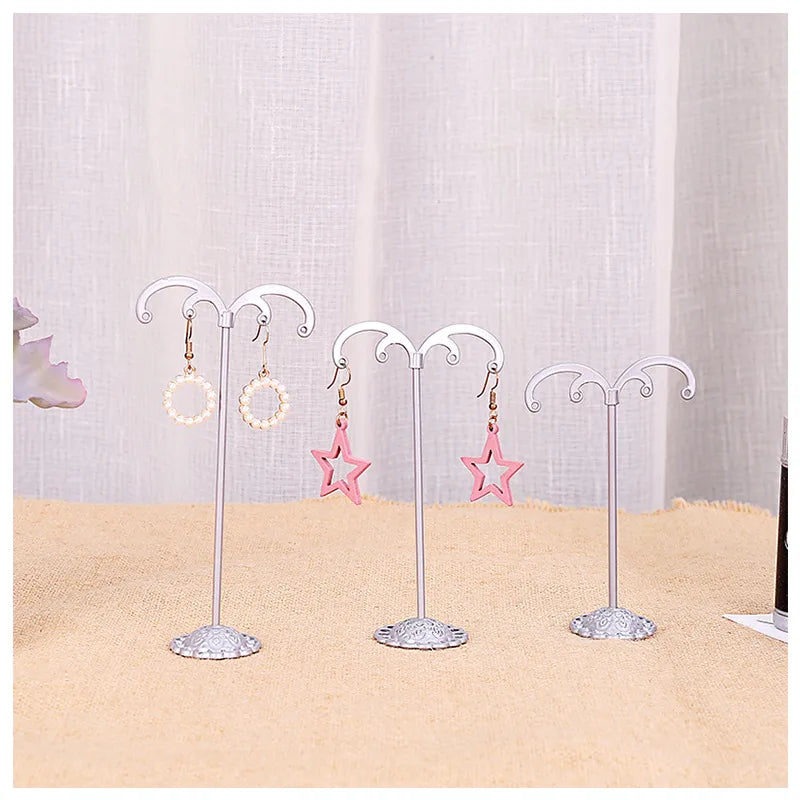 wrought iron earrings jewelry display stand three piece set  wholesale
