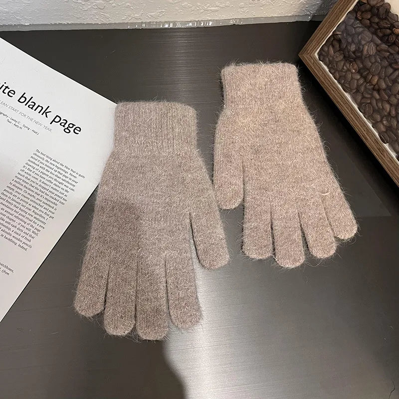 Unisex Basic Lady Simple Style Solid Color Gloves