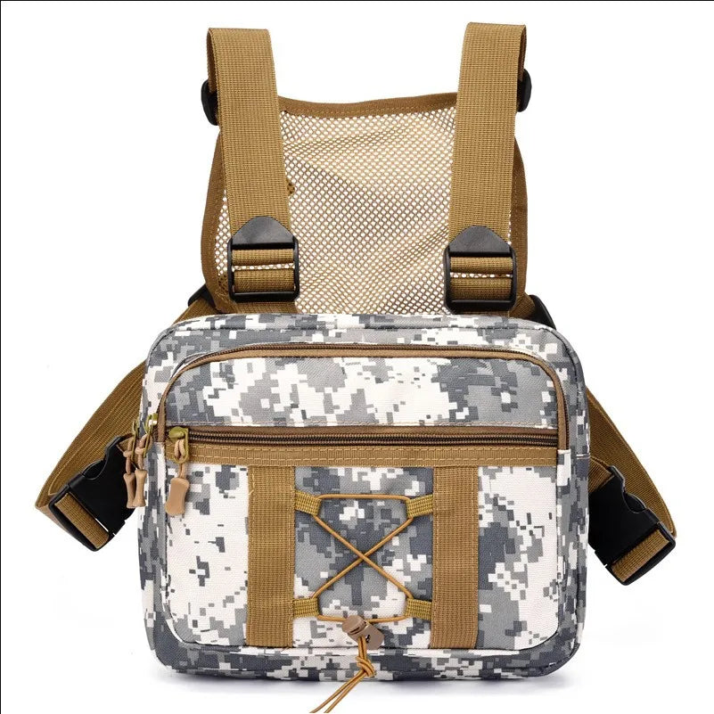Tactical Chest Bag New Sports Vest Chest Bag Camouflage Fashionable Outdoor Tooling Vest Tactical Backpack