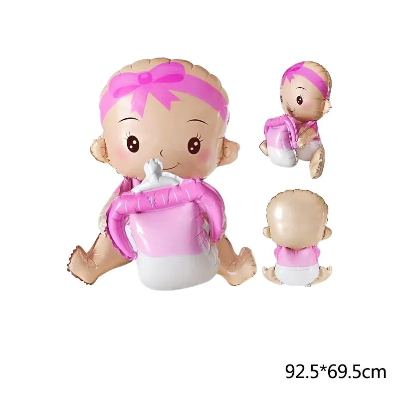 Birthday Cute Human Aluminum Film Party Festival Balloons