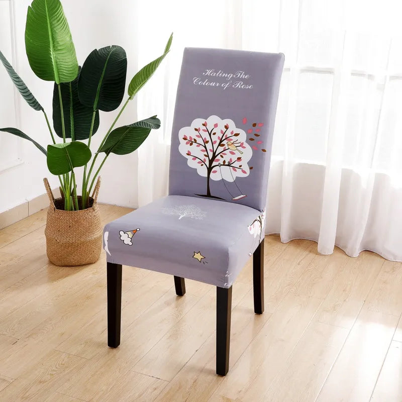 Chair Cover  Hotel Chair Cover Dining Chair Cover One-piece Elastic Chair Cover Office Computer Seat Cover