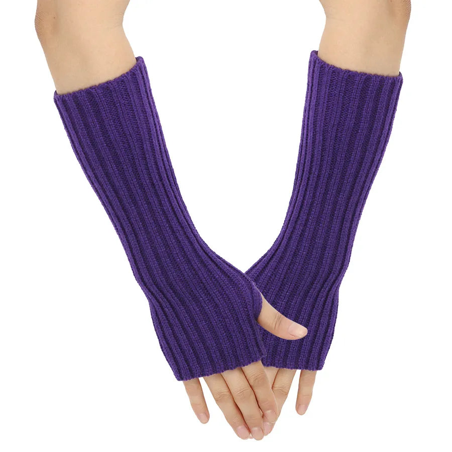 women's modern style solid color gloves 1 pair