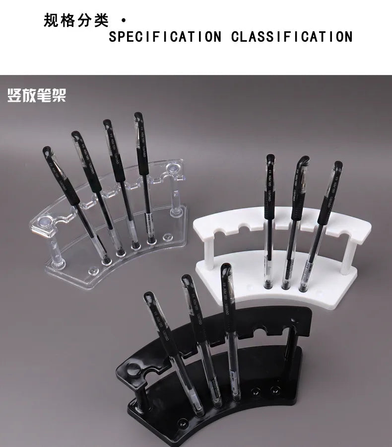 simple style solid color plastic jewelry rack