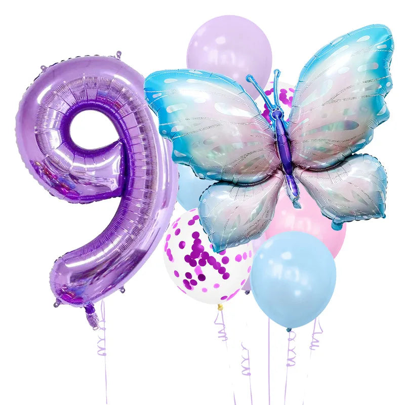 Birthday Simple Style Classic Style Color Block Aluminum Film Birthday Festival Balloons