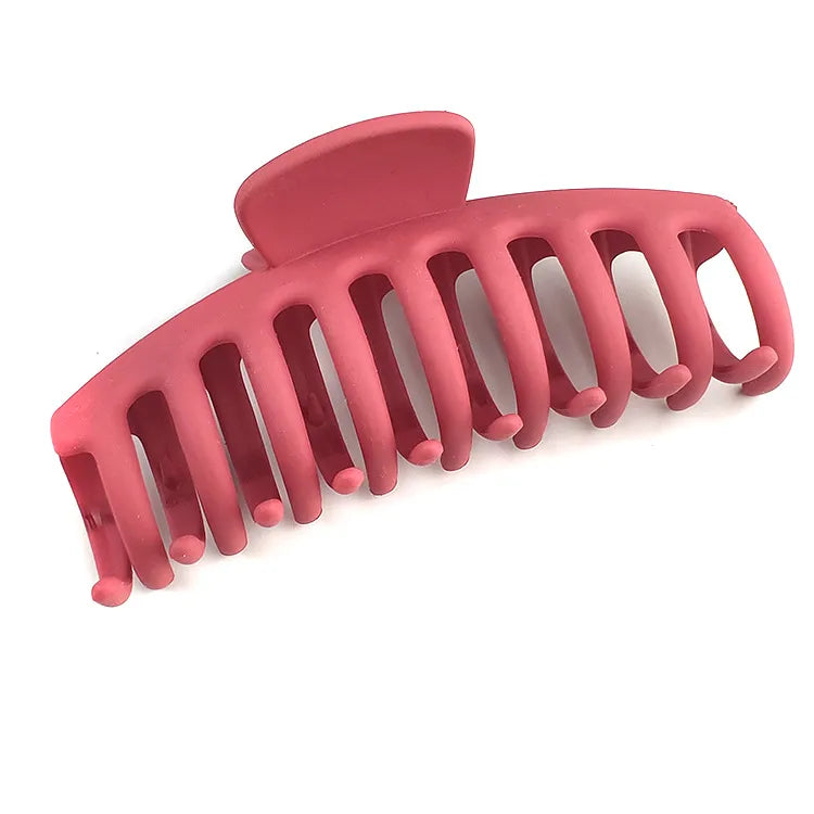 Elegant Simple Style Women's Solid Color Plastic Resin Hair Claws