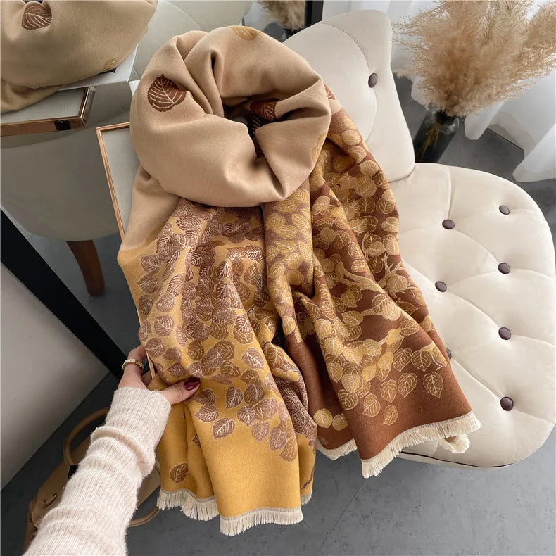 Women's Simple Style Classic Style Color Block Imitation cashmere Polyester Scarf