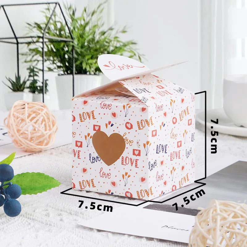 valentine's day simple style classic style color matching paper date gift wrapping supplies
