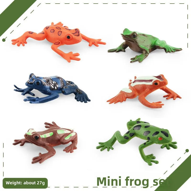 simulation mini farm poultry chicken duck goose cow gold small animal miniature model sand table ornaments wholesale