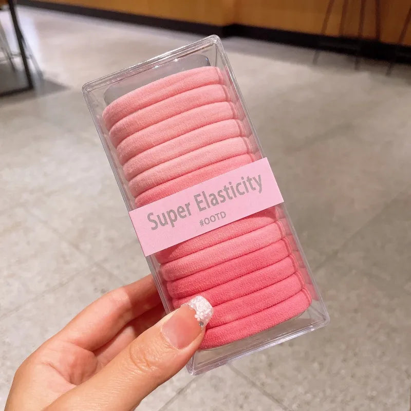 Simple Style Girl'S Solid Color Cloth Hair Tie