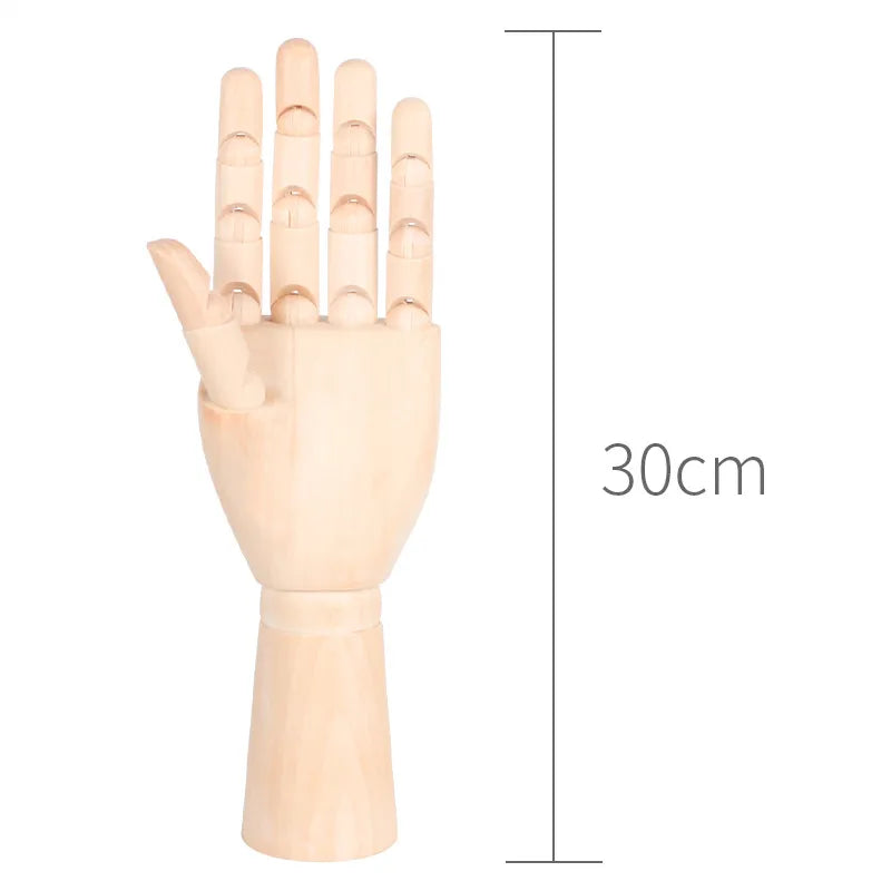 1 piece human hand casual daily wood simple style painting tools