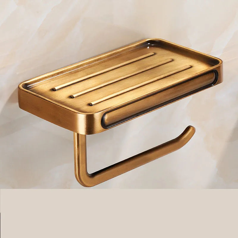 Classical Solid Color Alumimum Bathroom Racks