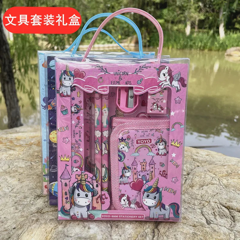 1 Set Cartoon Class Learning Children'S Day Plastic Cute Stationary Sets