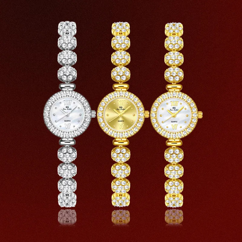 Simple Style Classic Style Solid Color Jewelry Buckle Quartz Watch