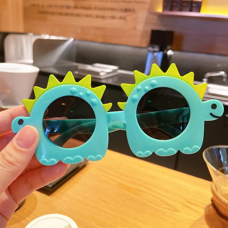 cute cartoon pc special-shaped mirror full frame kids sunglasses