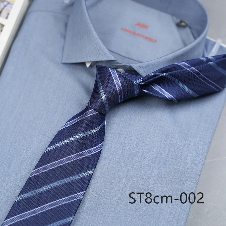 Casual Stripe Polyester Yarn Men's Tie