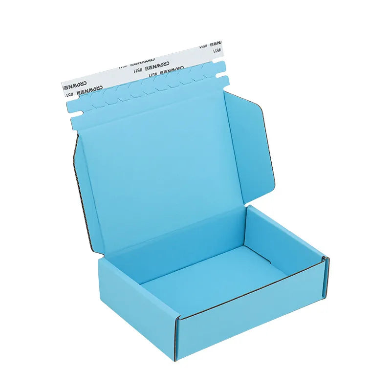 Colorful Thickened Zipper Kraft Paper Airplane Box Cosmetic Jewelry Custom Printed Gift Box Small Batch Beauty Supplies
