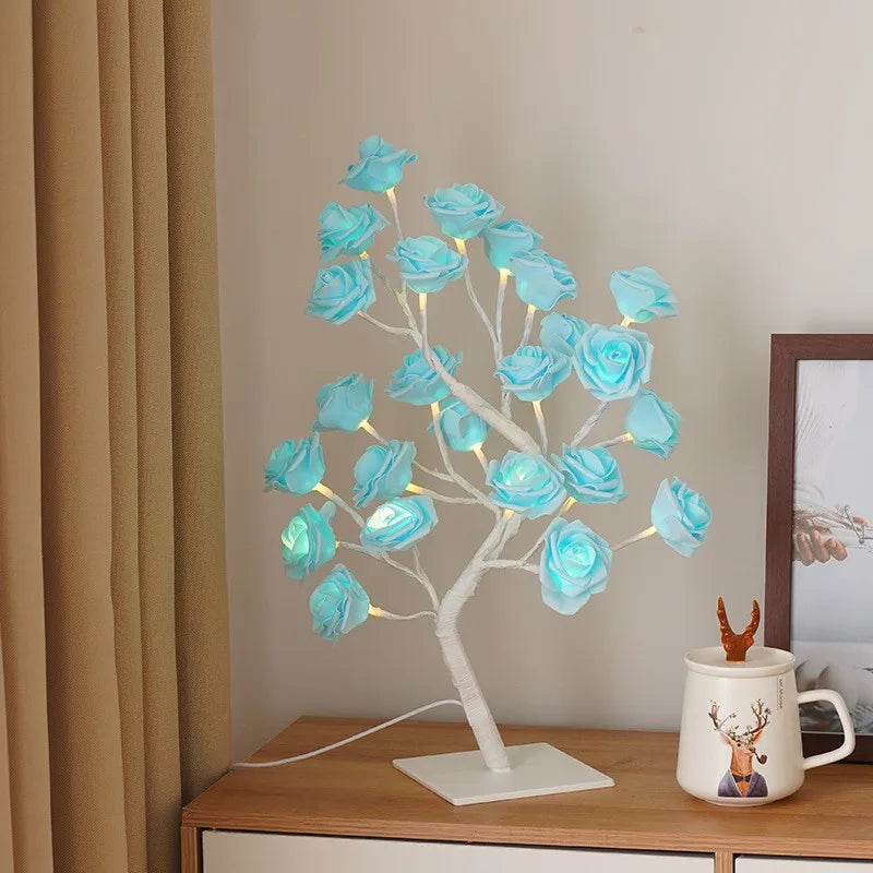 Casual Romantic Simple Style Floral Plastic Indoor Party Night Lights Led Lights Night Lights
