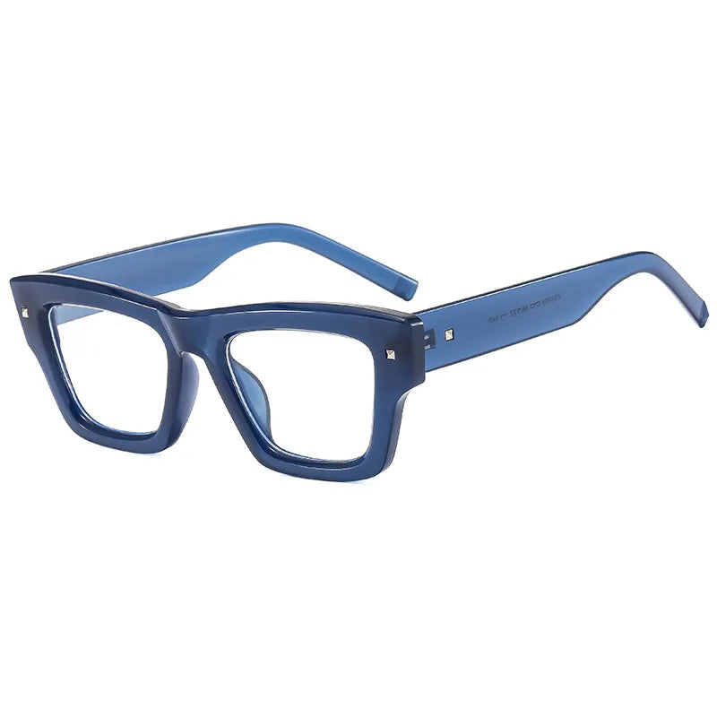classic style solid color pc square full frame men's sunglasses