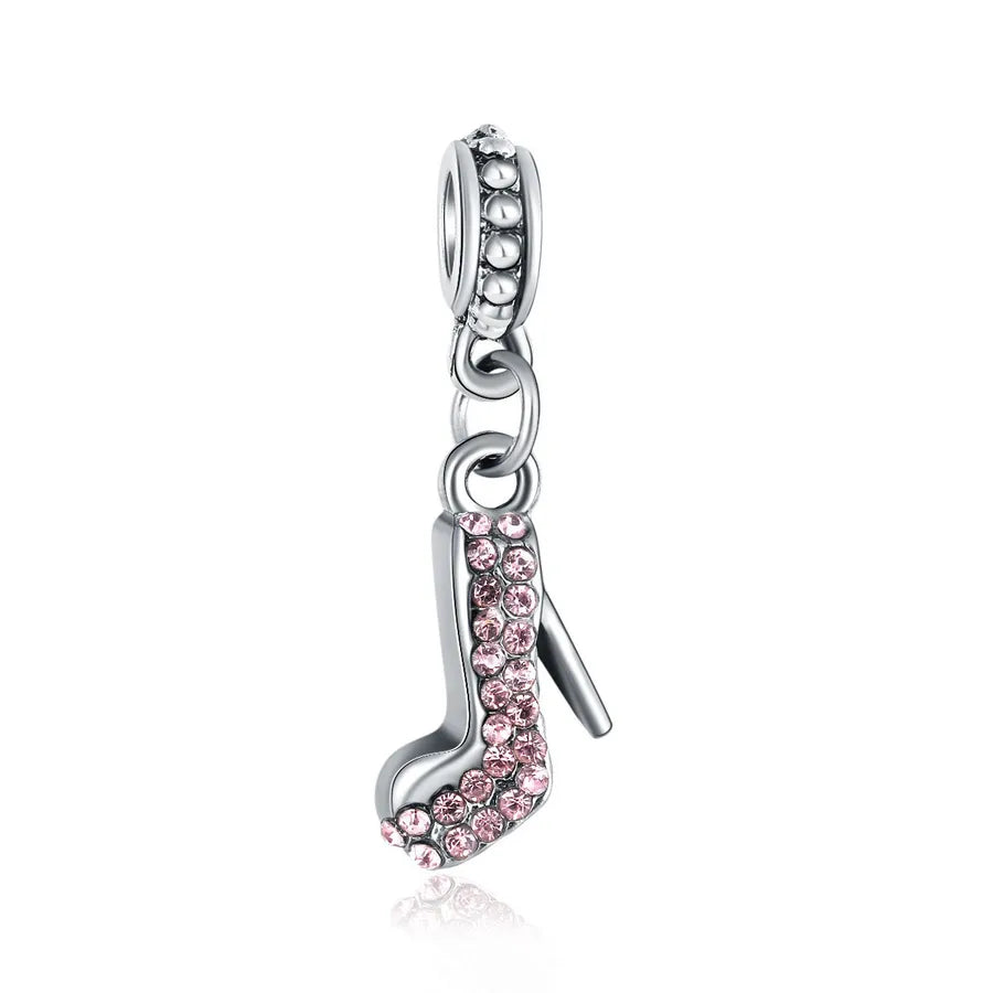 1 Piece Diameter 10mm Alloy Coconut Tree Heart Shape Bow Knot Pendant