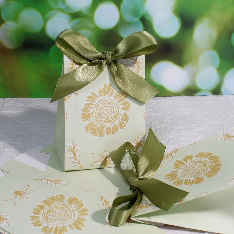 Valentine'S Day Flower Bow Knot Paper Wedding Date Gift Wrapping Supplies Gift Wrapping Supplies 1 Piece