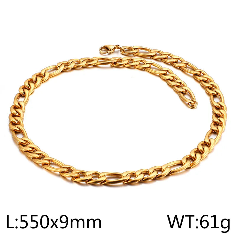 Wholesale Jewelry Simple Style Geometric Solid Color Titanium Steel 18K Gold Plated Polishing Plating Jewelry Set