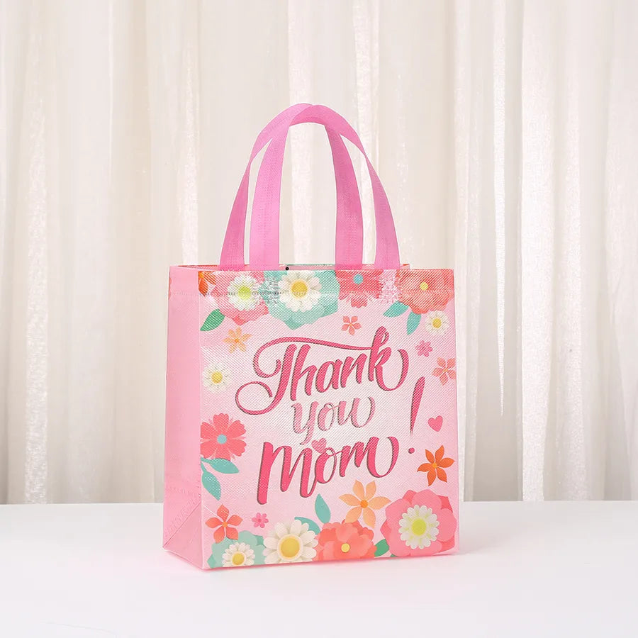 Mother'S Day Business Letter Nonwoven Holiday Banquet Travel Gift Bags Party Supplies Gift Wrapping Supplies 1 Piece