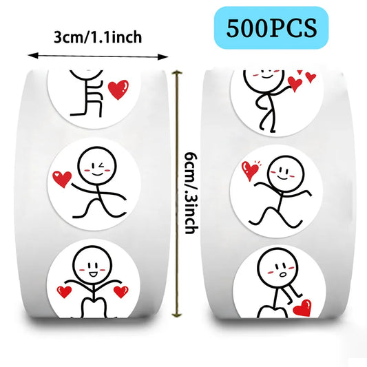 1 Roll Red Heart Learning Washi Cute Washi Tape