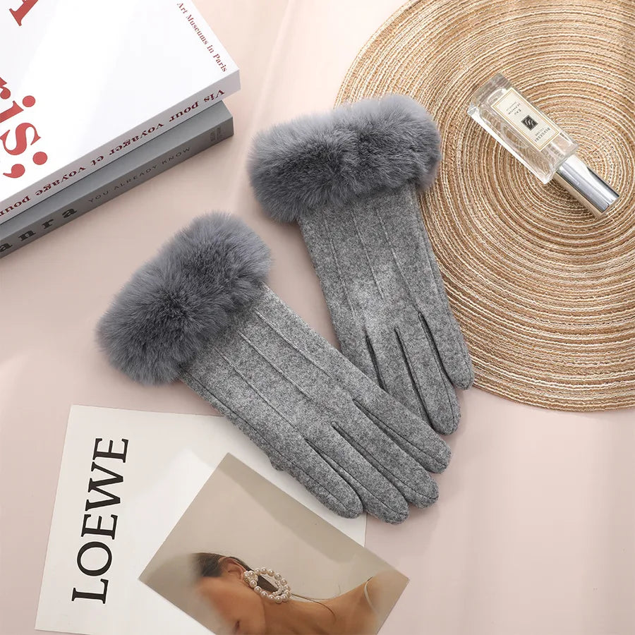 Women's Sweet Simple Style Solid Color Gloves