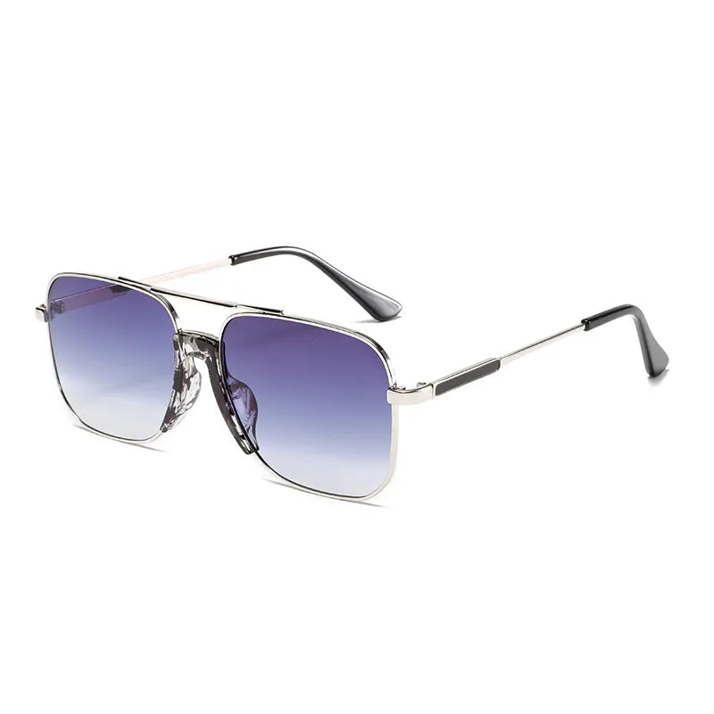 Streetwear Solid Color Pc Square Full Frame Men's Sunglasses