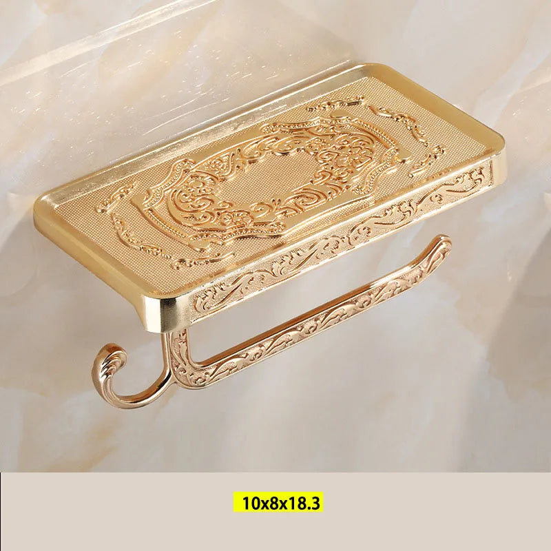 Classical Solid Color Alumimum Bathroom Racks