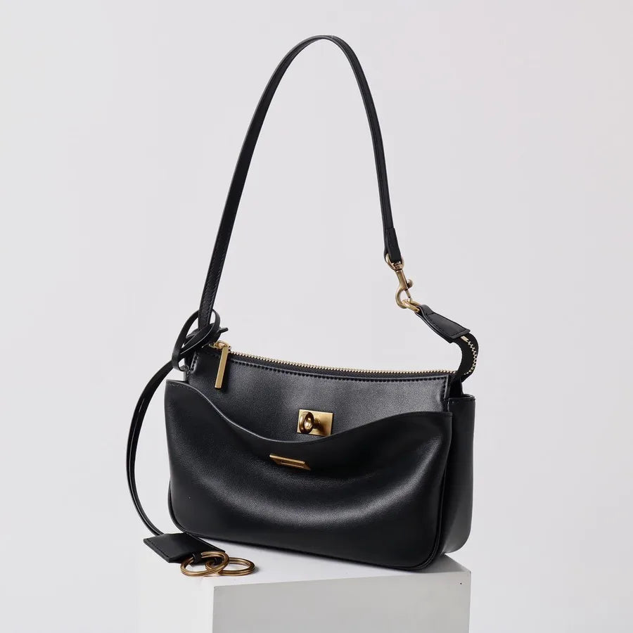 New Versatile  Women's Fashion Bag High Quality Leather Shoulder Underarm Crossbody Handbag High Sense