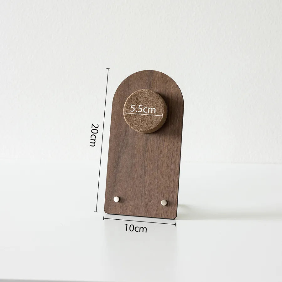 Retro Walnut Color Jewelry Display Stand Ring Earring Necklace Stall Jewelry Accessories Display Plate Shop Counter Top