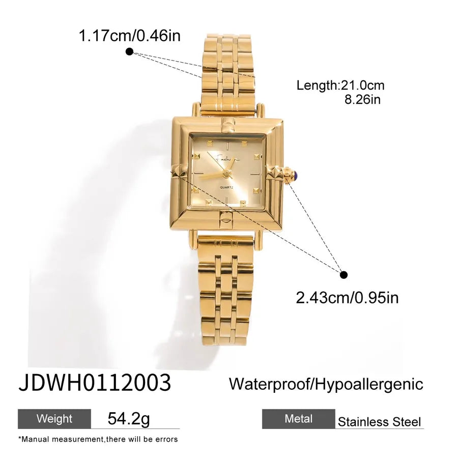 Basic Simple Style Commute Geometric Quartz Watch Women's Watches