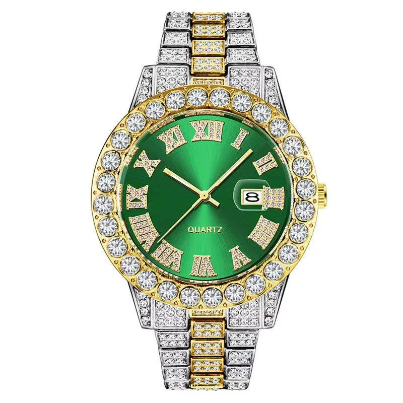 retro geometric quartz men's watches
