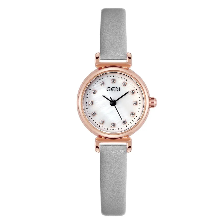 Simple Style Solid Color Buckle Quartz Watch Women's Watches