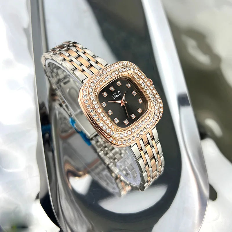 Simple Style Geometric Butterfly Double Snap Quartz Women's Watches
