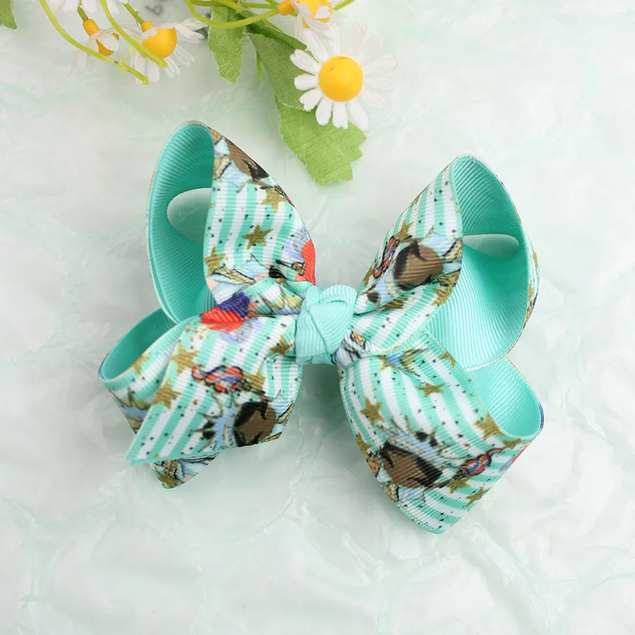 Summer National Day Fruit Bow Hairpin Flamingo Pineapple Bow   Spring New
