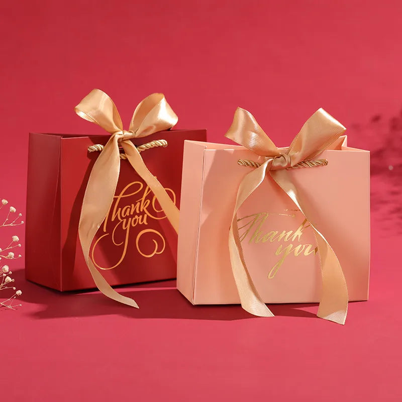valentine's day retro letter paper wedding gift bags