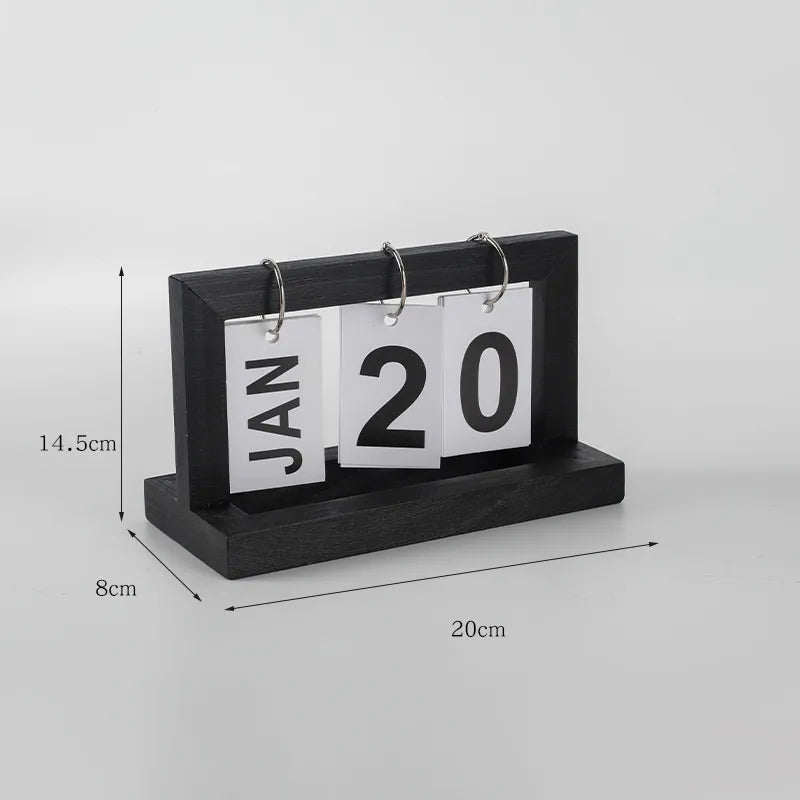 Simple Style Number Solid Color Wood Artificial Decorations