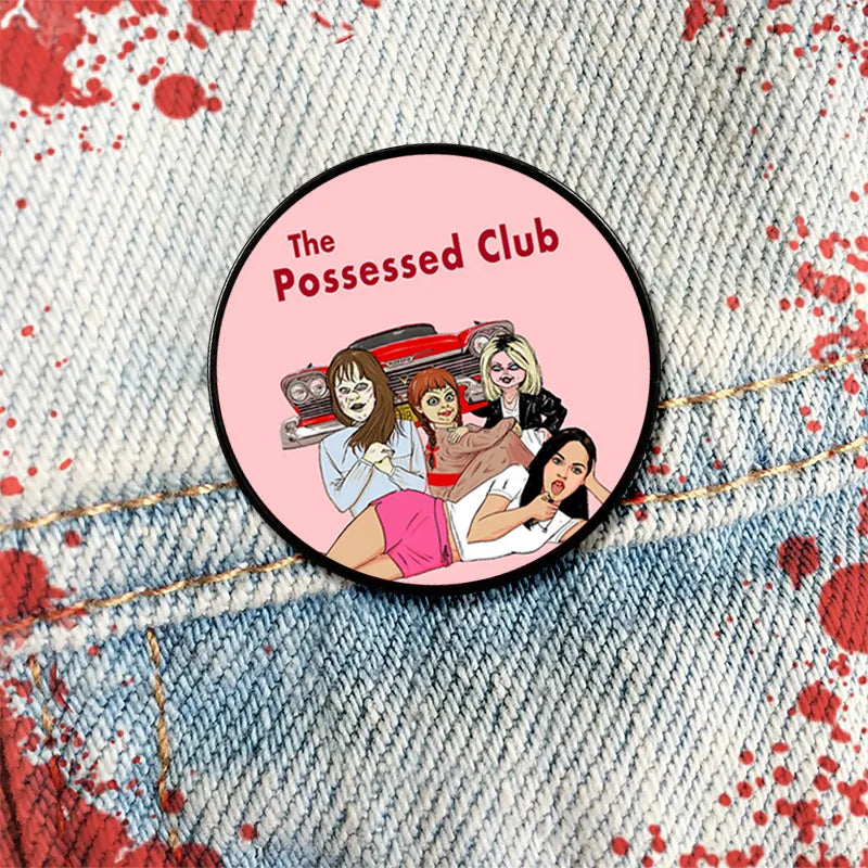 Casual Simple Style Cartoon Letter Alloy Women's Brooches