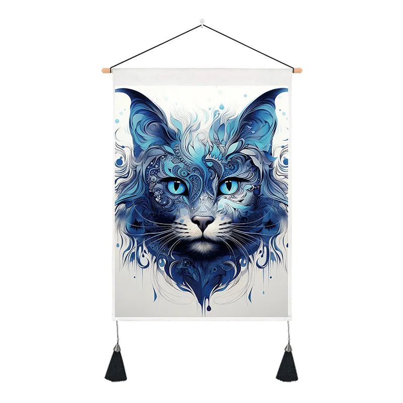 Simple Style Classic Style Color Block cotton and linen pendant Wall Art