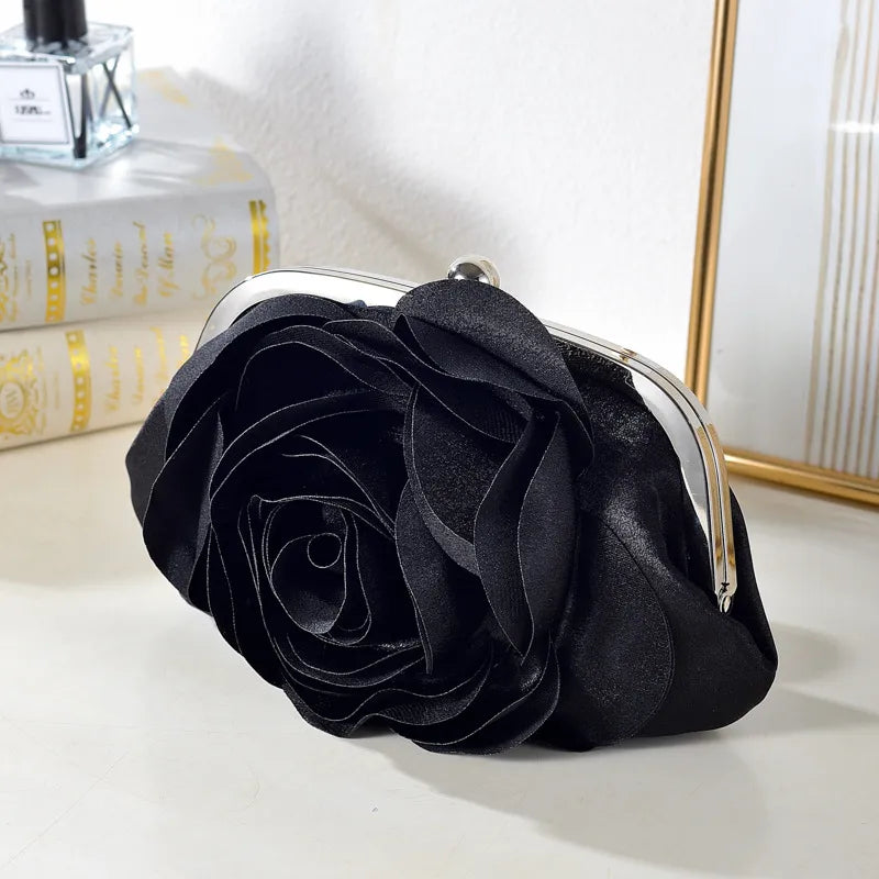 Elegant Floral Wedding Dress Handbag New Fashion QiPao Hanfu Bag Clutch Bag For Women Polyester Material Small Size