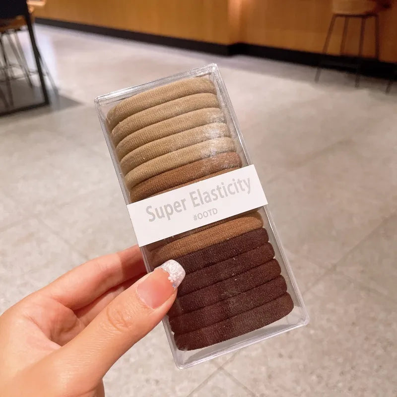 Simple Style Girl'S Solid Color Cloth Hair Tie